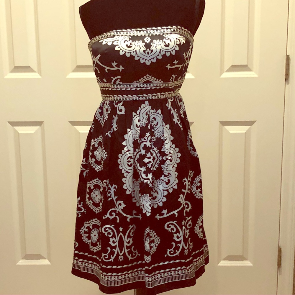 White House Black Market Strapless Dress Size 0
